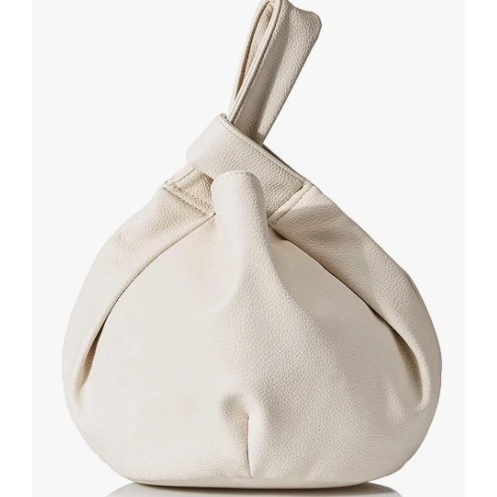 The‎ Drop Women's Revolve Top Handle Bag White Faux Leather Small - Picture 8 of 8